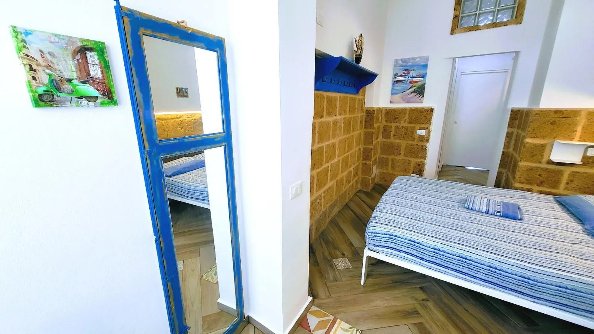 Апартаменты Seafront House Gabbiano Blu Санта-Флавия